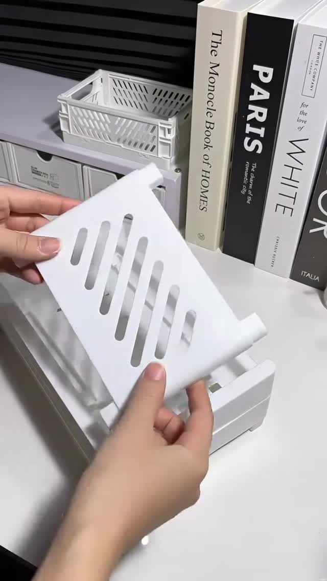 Kệ Nhựa Mini 2 Tầng Hàn Quốc Đựng Đồ Đa Năng Siêu Xinh Kệ Xếp Gọn Trang Trí Để Bàn Đồ